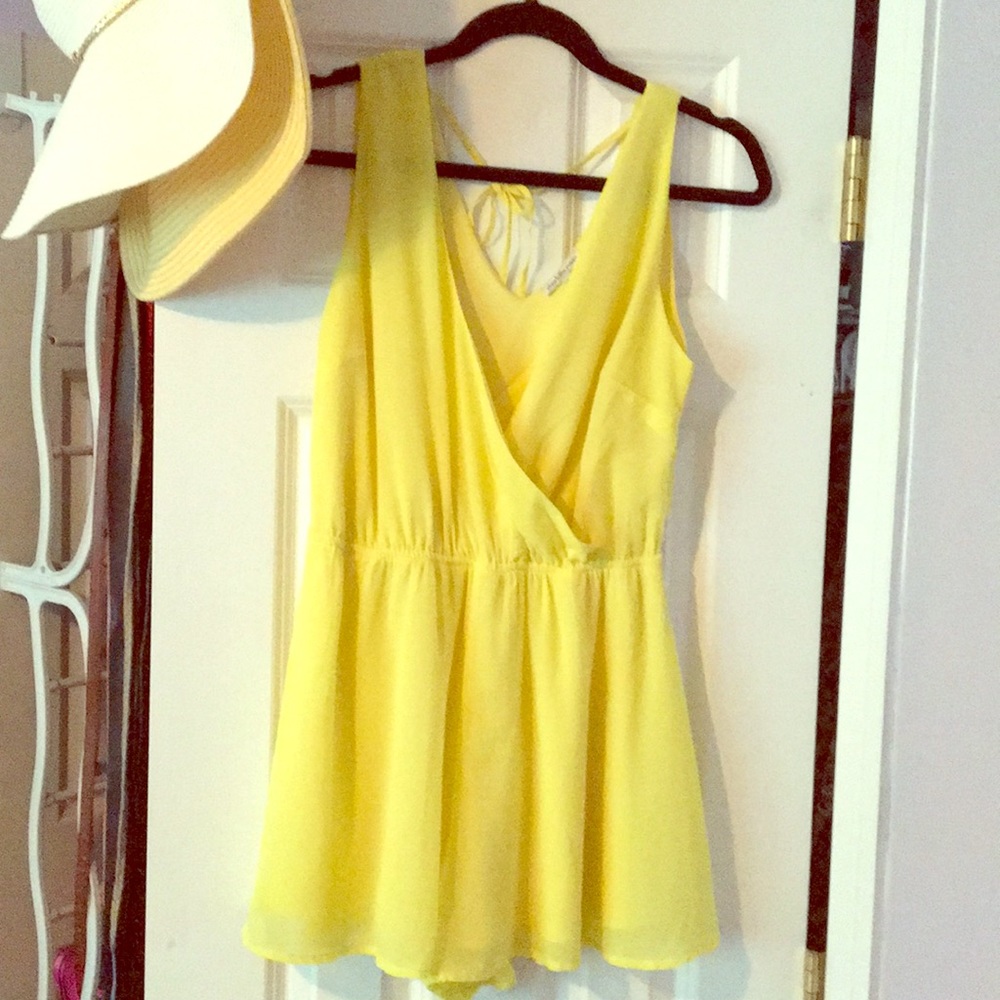 Charolette Russe yellow romper